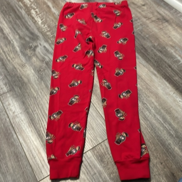 Polo by Ralph Lauren PJ pants red sledding bear size 6 - Picture 2 of 5